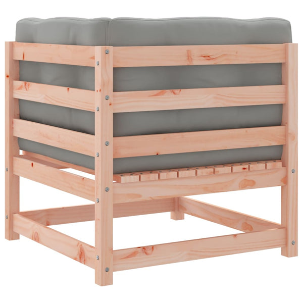vidaXL 2-Piece Garden Sofa Set with Cushions Solid Douglas Fir
