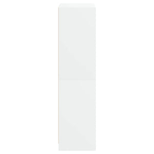 Highboard Weiß mit Türen 68x37x142 cm
