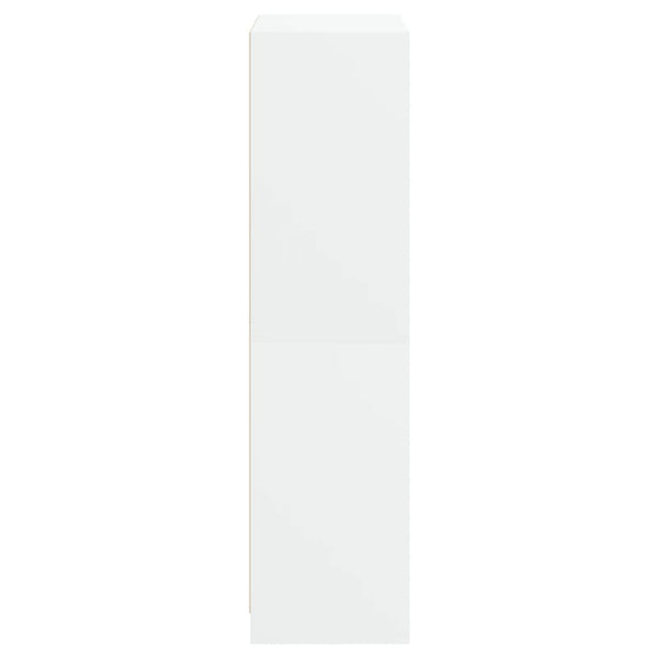 Highboard Weiß mit Türen 68x37x142 cm