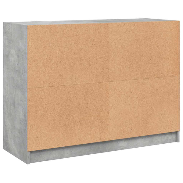 Betongraues Sideboard 102 cm