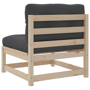vidaXL 10-Piece Garden Sofa Set with Cushions Solid Pine Wood