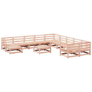 vidaXL 12-piece Garden Sofa Set Solid Douglas Fir Wood