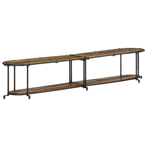 vidaXL TV Cabinet 200x42x40 cm Solid Reclaimed Wood