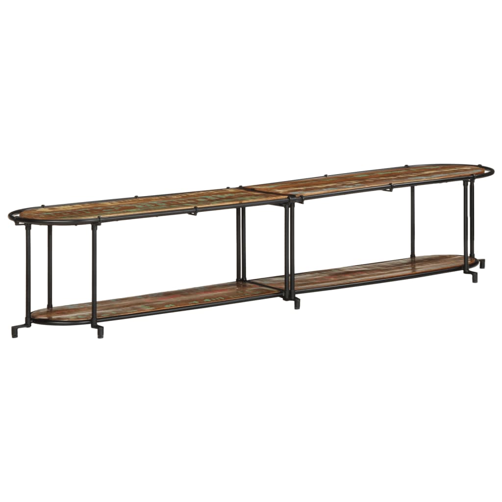 vidaXL TV Cabinet 200x42x40 cm Solid Reclaimed Wood