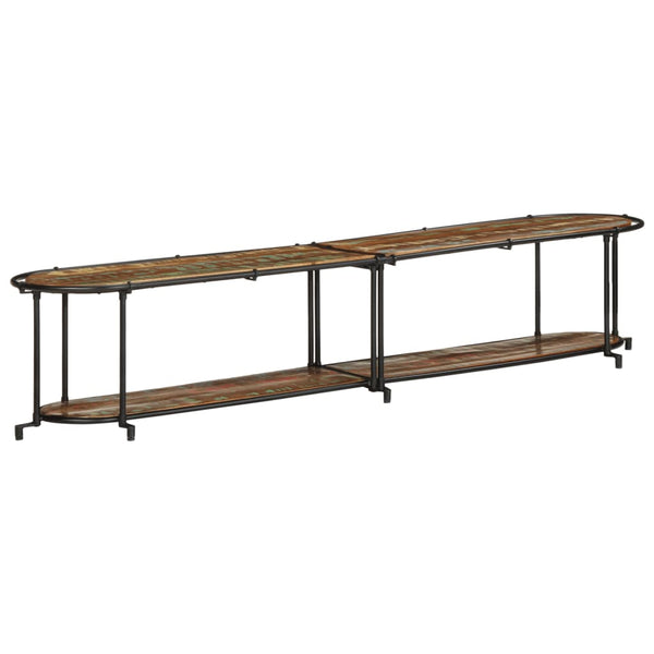 vidaXL TV Cabinet 200x42x40 cm Solid Reclaimed Wood