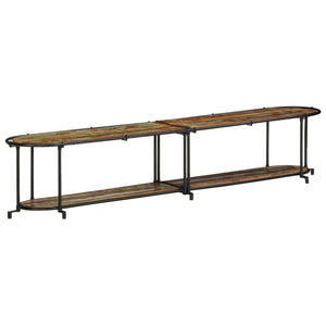 vidaXL TV Cabinet 200x42x40 cm Solid Reclaimed Wood