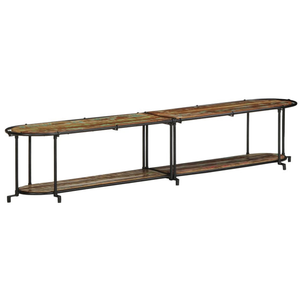 vidaXL TV Cabinet 200x42x40 cm Solid Reclaimed Wood