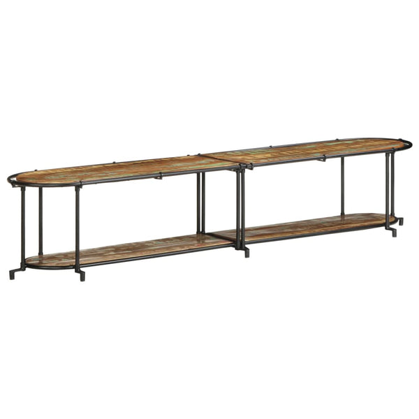 vidaXL TV Cabinet 200x42x40 cm Solid Reclaimed Wood