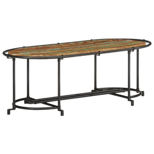vidaXL Coffee Table 110x55x40 cm Solid Reclaimed Wood