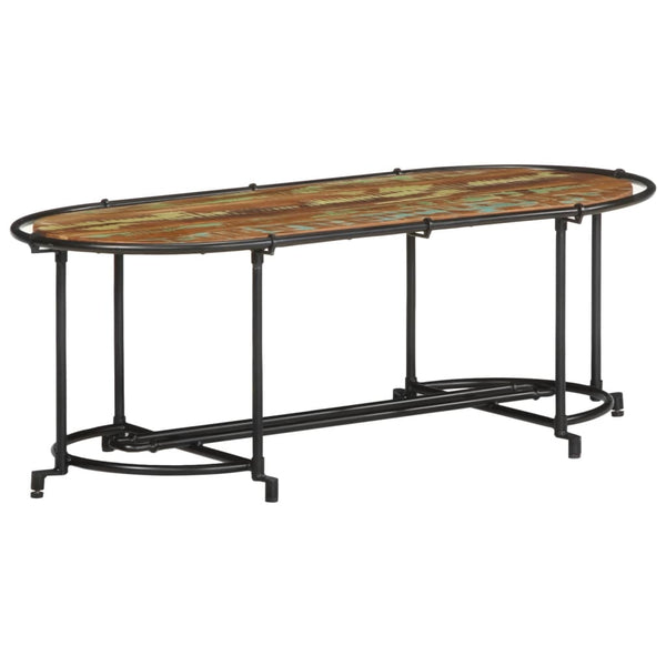 vidaXL Coffee Table 110x55x40 cm Solid Reclaimed Wood