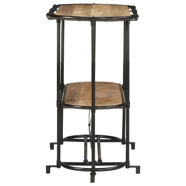 vidaXL Console Table 110x42x76 cm Rough Mango Wood