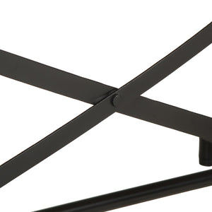 vidaXL Console Table 110x42x76 cm Rough Mango Wood