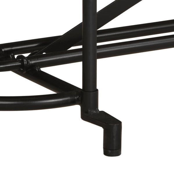 vidaXL Console Table 110x42x76 cm Rough Mango Wood