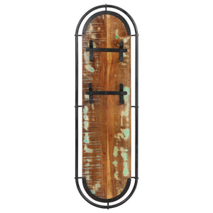 vidaXL Wall-Mounted Coat Racks with 4 Hooks 2 pcs. Solid Reclaimed Wood