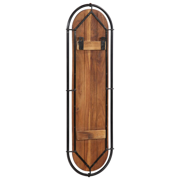 vidaXL Wall-Mounted Coat Racks with 4 Hooks 2 pcs. Solid Reclaimed Wood