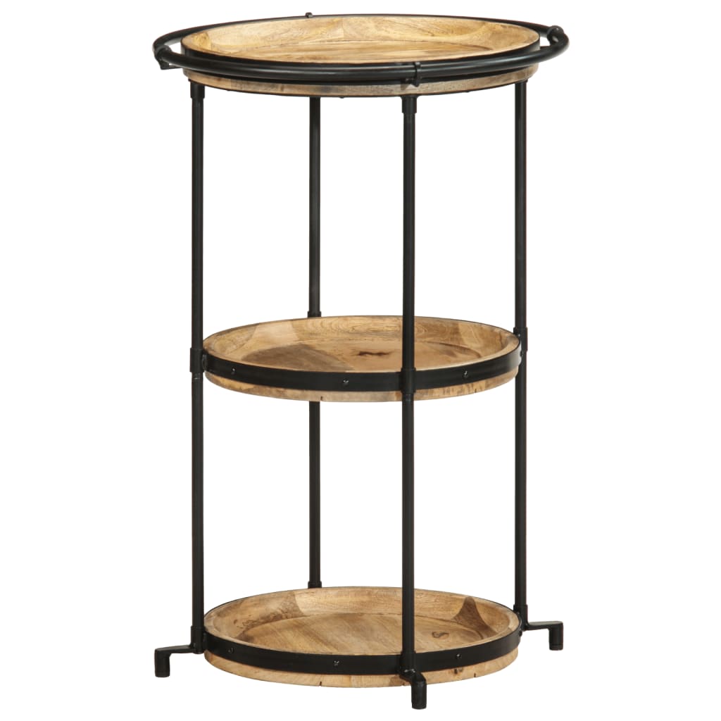 vidaXL Side Table Ø55x83 cm Solid Mango Wood