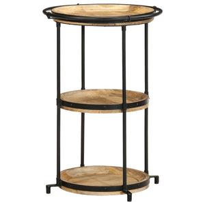 vidaXL Side Table Ø55x83 cm Solid Mango Wood