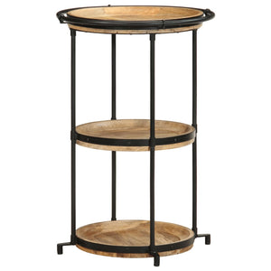 vidaXL Side Table Ø55x83 cm Solid Mango Wood