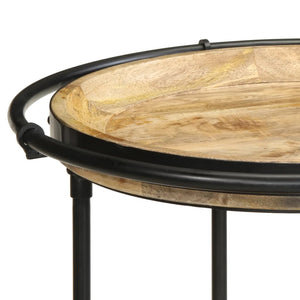 vidaXL Side Table Ø55x83 cm Solid Mango Wood