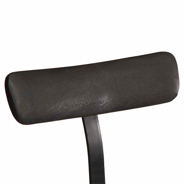 vidaXL Bar Stools 2 pcs Black 49x43x103 cm Solid Mango Wood