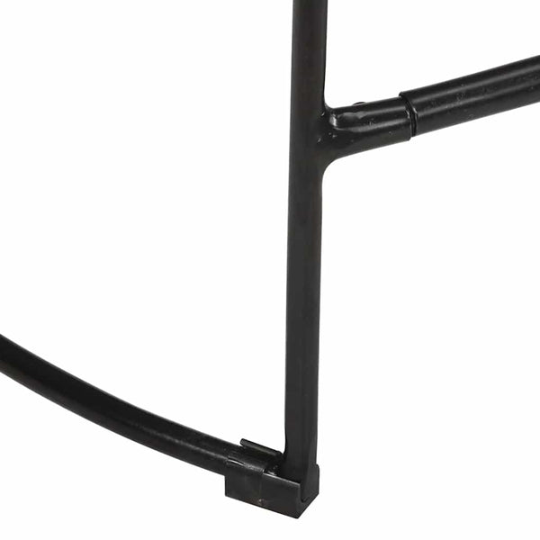 vidaXL Bar Stools 2 pcs Black 45x40x62 cm Solid Mango Wood
