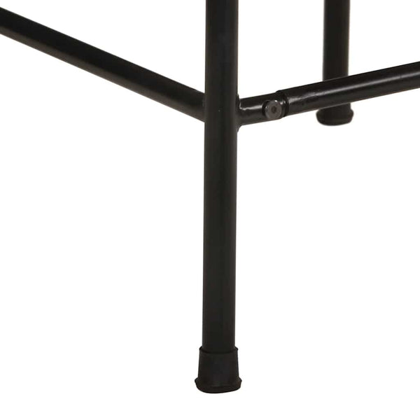 vidaXL Bar Stools 4 pcs 46x35.5x70 cm Rough Solid Mango Wood