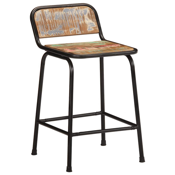 vidaXL Bar Stools 2 pcs. 46x35.5x70 cm Solid Reclaimed Wood