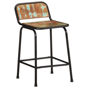 vidaXL Bar Stools 2 pcs. 46x35.5x70 cm Solid Reclaimed Wood