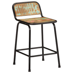 vidaXL Bar Stools 2 pcs. 46x35.5x70 cm Solid Reclaimed Wood