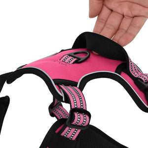 Reflektierendes Hundegeschirr Rosa M