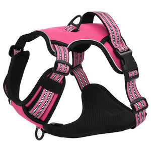 Reflektierendes Hundegeschirr Rosa L