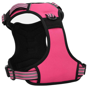 Reflektierendes Hundegeschirr Rosa L