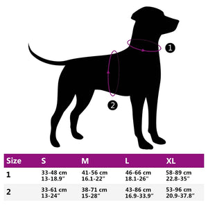 Reflektierendes Hundegeschirr Braun XL