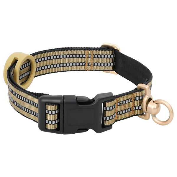 Verstellbares Hundegeschirr mit Leine Camouflage M