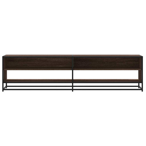 vidaXL TV Cabinet Brown Oak Look 180.5x40x46 cm Engineered Wood