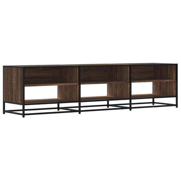 vidaXL TV Cabinet Brown Oak Look 180x40x46 cm Engineered Wood