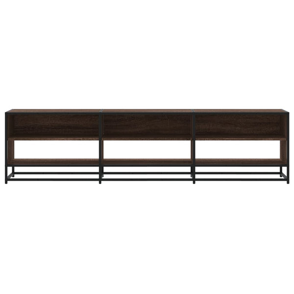 vidaXL TV Cabinet Brown Oak Look 180x40x46 cm Engineered Wood