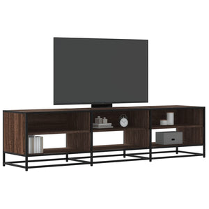 vidaXL TV Cabinet Brown Oak Look 180x40x46 cm Engineered Wood