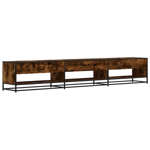 vidaXL TV Cabinet Smoked Oak 270x40x46 cm Engineered Wood