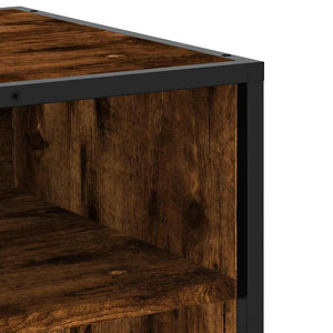 vidaXL TV Cabinet Smoked Oak 270x40x46 cm Engineered Wood