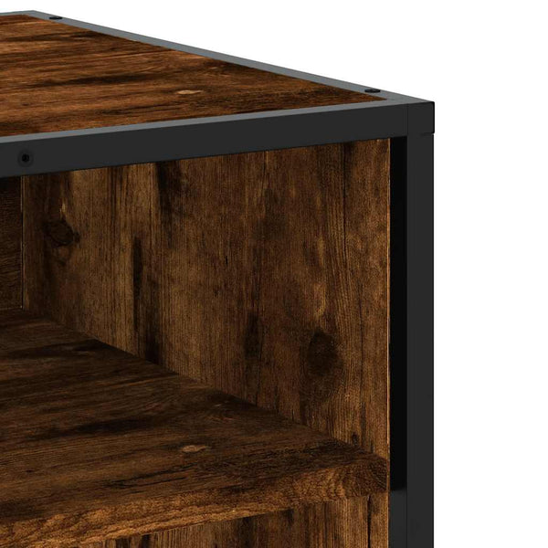 vidaXL TV Cabinet Smoked Oak 270x40x46 cm Engineered Wood