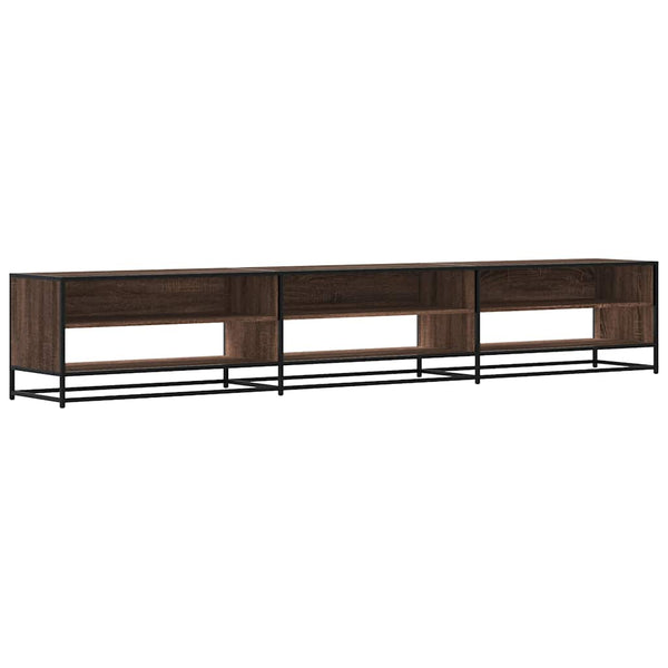 vidaXL TV Cabinet Brown Oak Look 270x40x46 cm Engineered Wood