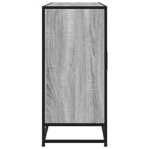 vidaXL Sideboard Grey Sonoma 134x35x76 cm Engineered Wood