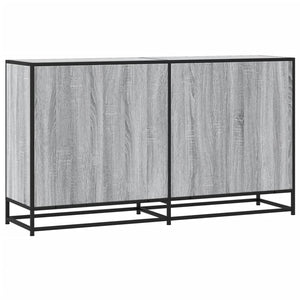 vidaXL Sideboard Grey Sonoma 134x35x76 cm Engineered Wood