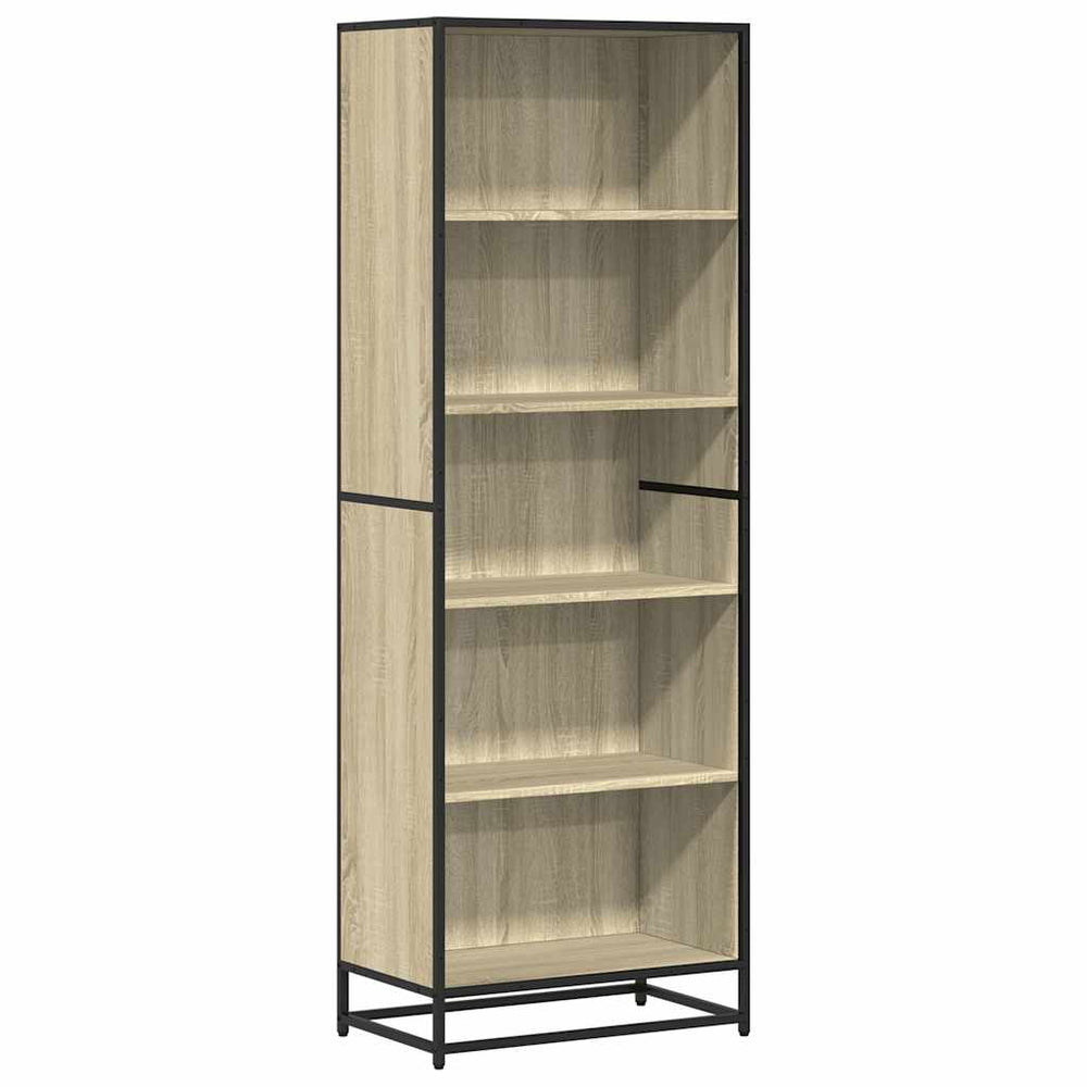 vidaXL Bookshelf Sonoma Oak 60x35x170.5 cm Engineered Wood
