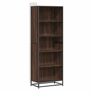 vidaXL Bookshelf Brown Oak Look 60x35x170.5 cm Engineered Wood