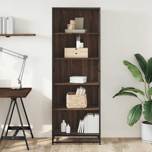 vidaXL Bookshelf Brown Oak Look 60x35x170.5 cm Engineered Wood