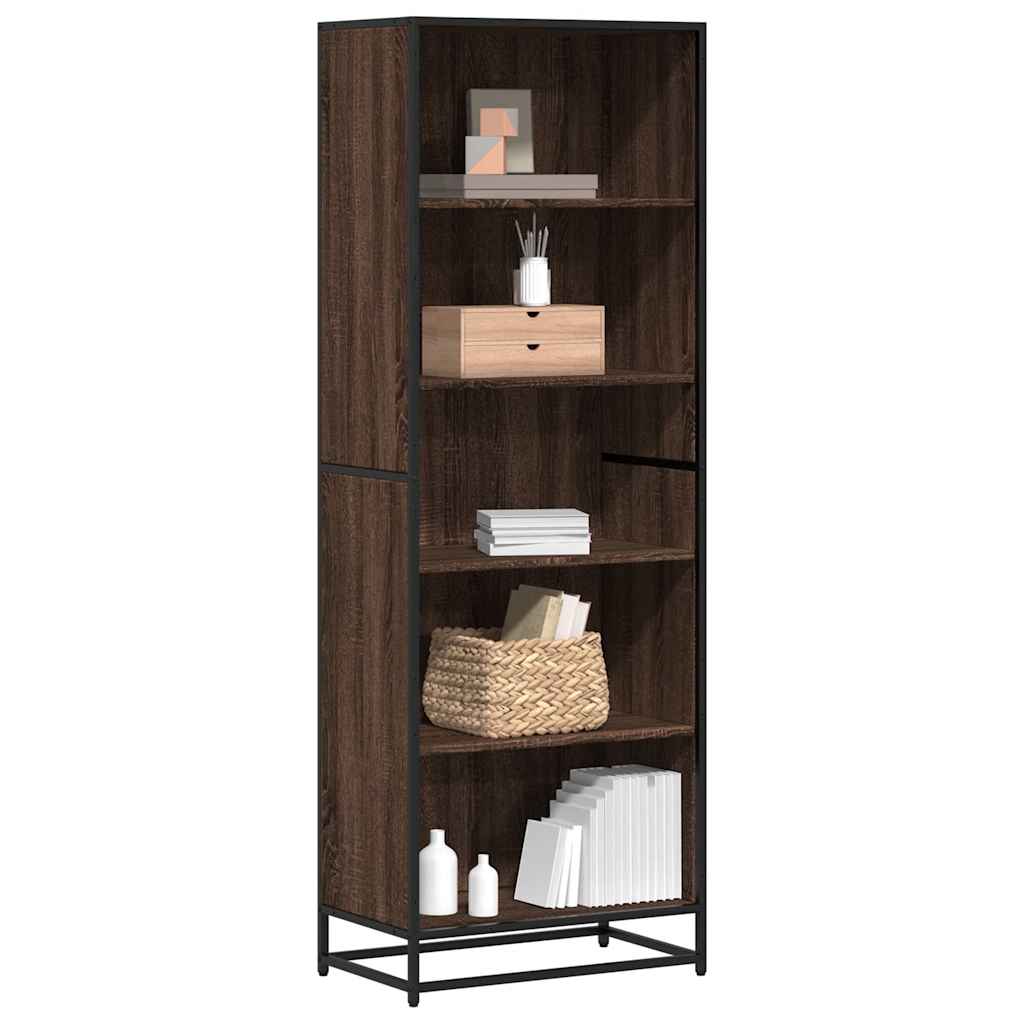 vidaXL Bookshelf Brown Oak Look 60x35x170.5 cm Engineered Wood