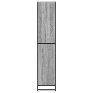 vidaXL Sonoma Grey Bookcase 80.5x35x170.5 cm Engineered Wood
