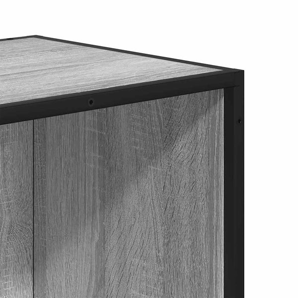 vidaXL Sonoma Grey Bookcase 80.5x35x170.5 cm Engineered Wood